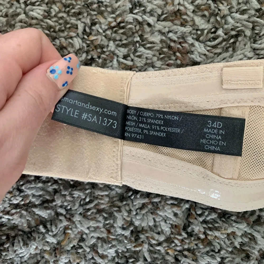 NWT Smart & Sexy Strapless Bra